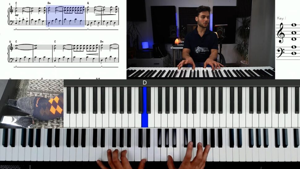Balada pro Adélku (Ballade pour Adeline) - videolekce a noty
